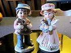 Vintage HOMCO Victorian Girl With Doll & Boy With Rocking Horse 