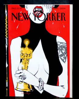 The New Yorker Magazine Oscars Wardrobe Malfunction Banyai   Bobby 