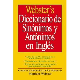 NEW Websters Diccionario de Sinonimos y Antonimos En Ingles   Merriam 