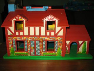   1986   Fisher Price   Little People Doll Pretend Playhouse #952