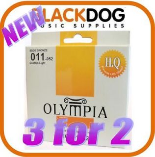 Olympia high quality platinum acoustic guitar strings