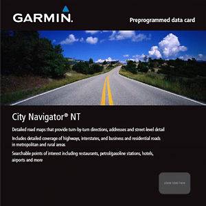 Garmin City Navigator Europe NT Alps + DACH Map (microSD/SD Card) 010 