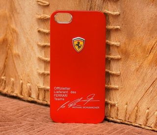 NEW RED Ferrari Apple iPHONE 5 5G Aluminum Superior ULTRA THIN Case 