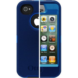 Otterbox Defender Case & Clip for iPhone 4S/4   Ocean Blue OEM Newest 