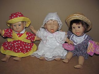 My Palm Pals Bean Bag Kids Funny Face Collectable 8 Baby Doll Lot 2 
