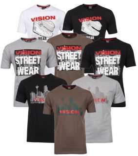 Vision Street Wear Mens T Shirt   Pack of 2