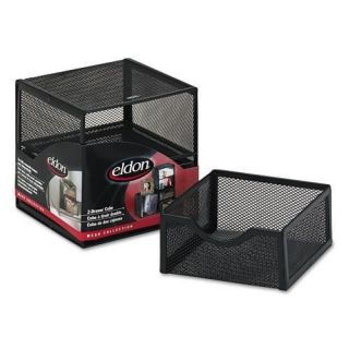 Rolodex Black Wire Mesh Two Drawer Cube Storage