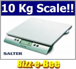 SALTER 3013 STAINLESS STEEL DIGITAL 10KG WEIGHING SCALE KITCHEN/POSTAL 