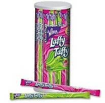 48 Ropes of Laffy Taffy Wonka Candy, Sour Apple & Strawberry Flavor