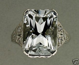 platinum aquamarine ring in Fine Jewelry