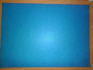 Large 17 x 23 Aqua Blue Felt Board/Reverse Side Dry Erase & Magnetic
