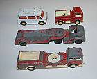 Vintage Toy Tonka Trucks AMBULANCE AND FIRE TRUCK