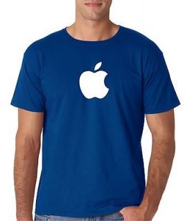 Mens Apple Mac Logo Computer T Shirt Tee