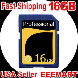 New Professional 16GB Extreme SDHC SD High Speed Class 10 Flash Memory 