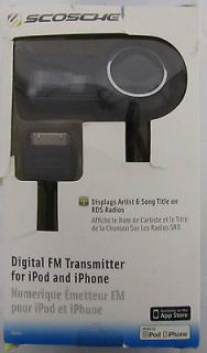 Scosche FMTD7 Corded Digital FM Transmitter for Apple iPod & iPhone 