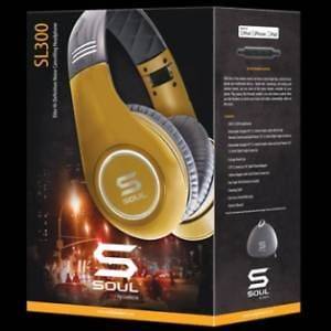 Soul SL300GG Elite Hi Definition Noise Cancelling Headphones (Gold)