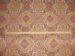 2y PINDLER MAGNIFICENT GOLD AND RED PERSIAN KILIM DRAPERY 