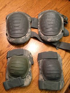 Knee and Elbow Pads, Military Army Issue Digital Camo