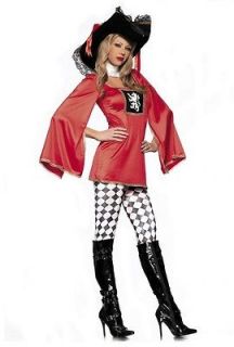 HOT~~Sexy Musketeer Royal Guard Adult Outfit Halloween Costume 870