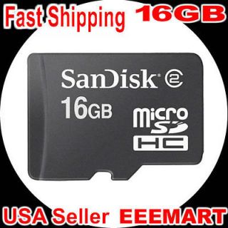 SanDisk 16GB MicroSD Micro SD MicroSDHC Class 2 TF Flash Memory Card 