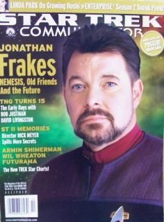 Star Trek Communicator #140 Jonathan Frakes/Futuram​a/Linda Park 