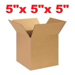 50 5x5x5 Cardboard Packing Mailing Moving Shipping Boxes Corrugated 