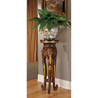   African Elephant Trunks Trio Architectural Pedestal Plant Stand