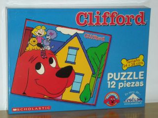 SCHOLASTIC CLIFFORD THE BIG RED DOG PUZZLE 12 PIECE NEW SEALED
