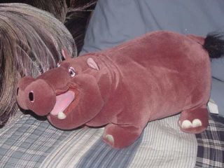 14 Rare Disney HIPPO Plush Toy From Tarzan 1999 Nice