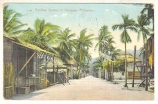 1910 OLONGAPO, PHILPPINES, STREET SCENE
