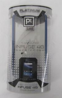Platinum Series Cover Samsung Infuse 4G Mobile Phone Case (Blue 