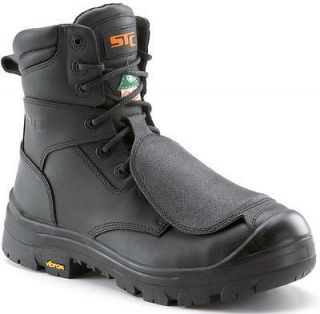 Shoe Technology Company Alloy Black Boots STC Size 10.5