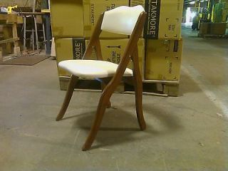 Set of 2 # 973V Cherry Wood Stakmore Folding Chairs
