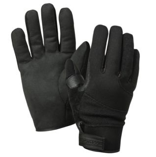 Cold Weather Street Shield Police Kevlar Lined Gloves in Black