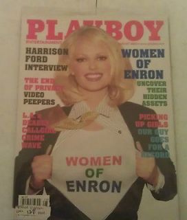 Playboy August 2002 Never opened Woman of Enron
