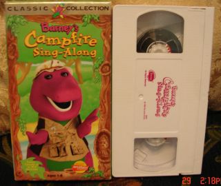   CAMPFIRE SING ALONG Actimates Compatible Vhs Video RARE MINT COND HTF