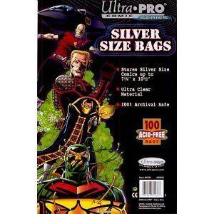 200 Ultra Pro Silver Storage Bags And Boards Brand New Factory 