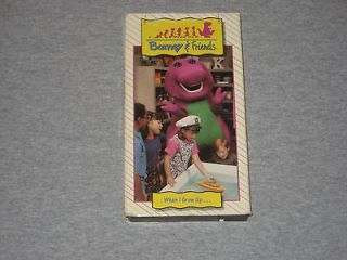 Barney & Friends When I Grow Up. (VHS) Time Life Video OOP