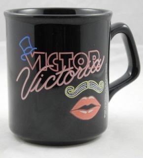 Victor Victoria 1982 Musical Ceramic Coffee Mug Julie Andrews Neon 
