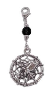 Hair Twisters Dream Catcher and Eagle Charm Large Silver   NEW
