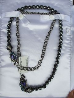 Stephen Webster designer necklace blacken sterling silver iolite 