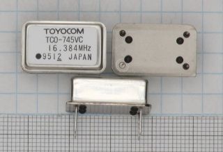 TOYOCOM CRYSTAL OSCILLATORS 16.384 MHZ TCO 745VC (3 PCS)