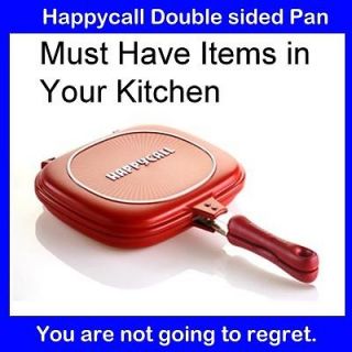 Double sided pressure frying pan fry pans bread pan non stick cooker 