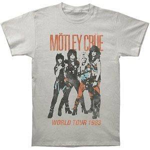 MOTLEY CRUE World Tour 1983 S M L XL tee t Reissue Shirt NEW