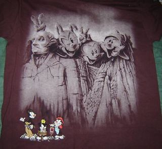 Warner Bros. Animaniacs Mt. Rushmore T Shirt (Large)