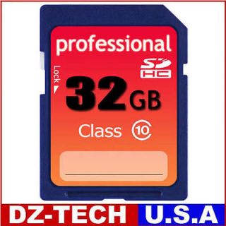 New 32GB Class 10 SD HC (SDHC) High Speed Professional Flash Memory 