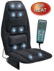 Relaxzen Comfort Massage cushion W/Heat.Lumbar Support 