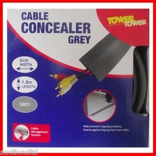 Cable Tidy Floor Protector Cover Trunking Sleeve External Conduit 