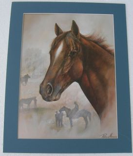   Prints Mare Pictures Matted Country Picture Print Interior Home Decor