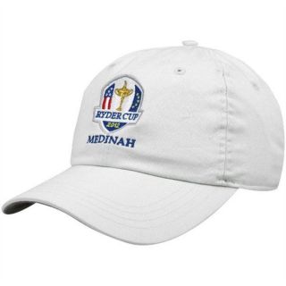 RYDER CUP 2012 Medinah Golf Cap Hat PGA Headwear WHITE Adjustable 